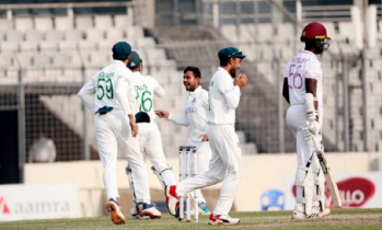 ঢাকা টেস্ট: তৃতীয় দিনে ১৫৪ রানে এগিয়ে উইন্ডিজ