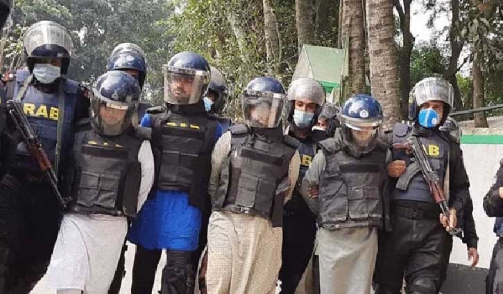 RAB raids Sirajganj militant hideout, 4 arrested