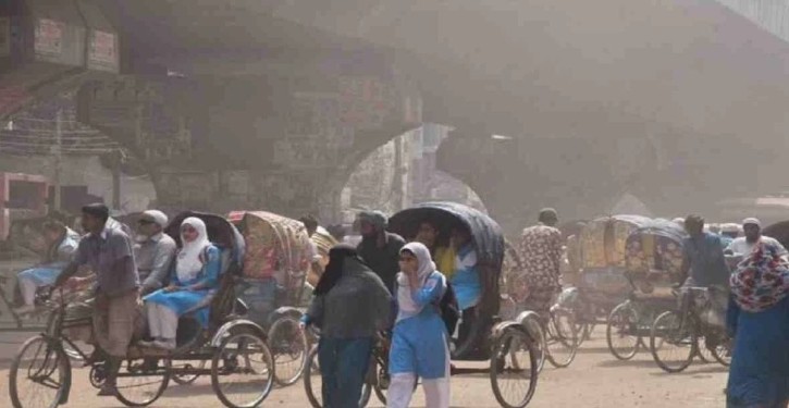 AQI: Dhaka’s air quality remains ‘unhealthy’