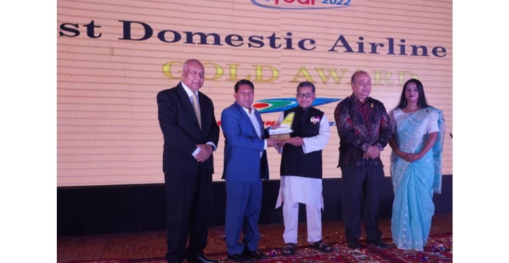 US-Bangla Airlines wins ‘Best Domestic Airlines of the Year 2022’