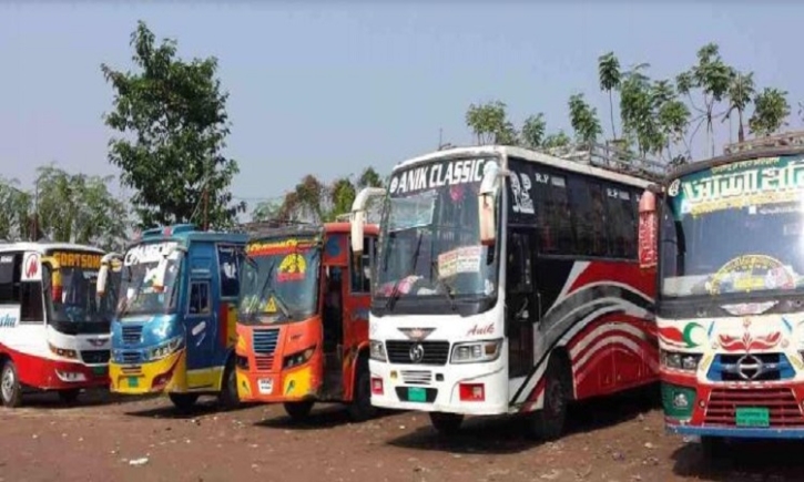 Commuters suffer as bus strike underway in Sunamganj