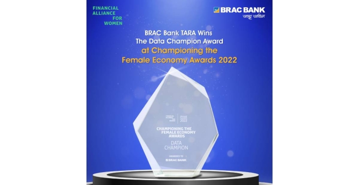 BRAC Bank wins Data Champion Award from Financial Alliance for Women