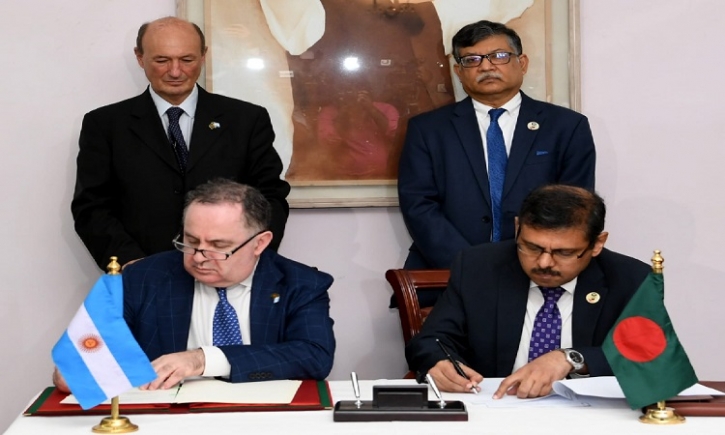 Bangladesh, Argentina to strengthen economic ties, MoU on FOC signed