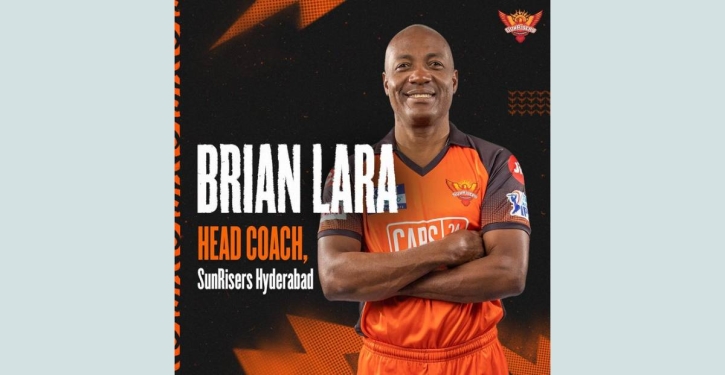 Brian Lara appointed head coach of IPL franchise Sunrisers Hyderabad