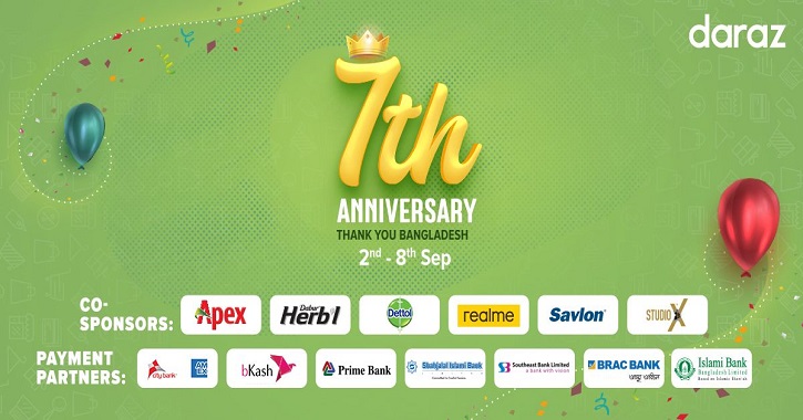 Daraz launches 7th Anniversary Campaign