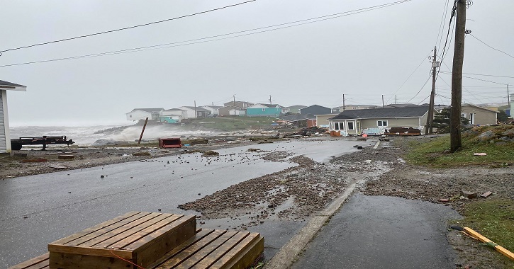 Fiona sweeps away houses, knocks out power in eastern Canada