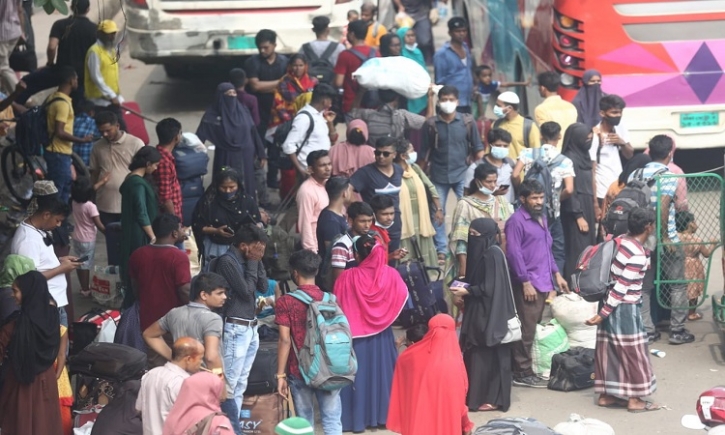 Mad rush for home begins ahead of Eid