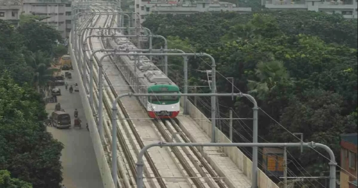 Dhaka Metro Rail to operate from 8am to 2pm starting today