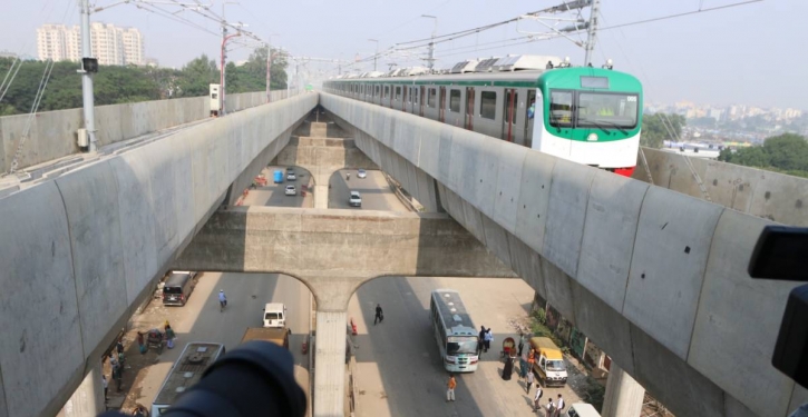 In Pictures: Metro rail completes test run