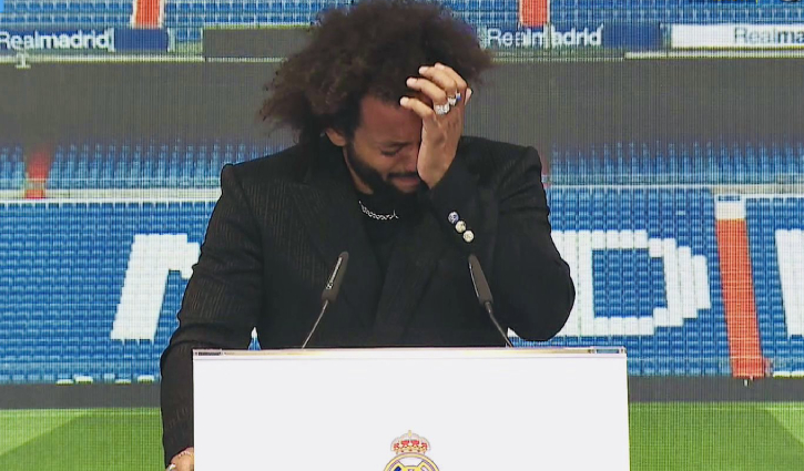 Marcelo bids Real Madrid emotional farewell