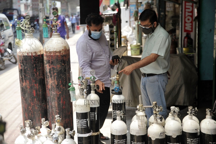 In Pictures: Oxygen supply at factory