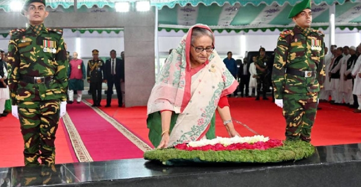 PM pays tributes to Bangabandhu on Independence Day