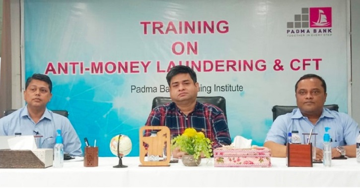 Padma Bank organises training on anti-money laundering and CFT