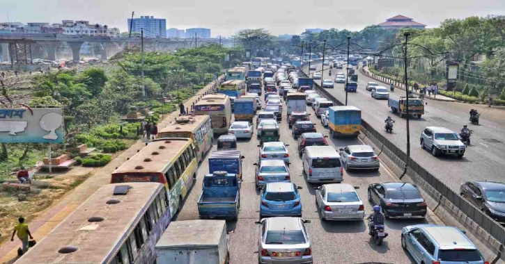 Dhaka commuters urged to avoid Airport -Uttara route for 60hrs