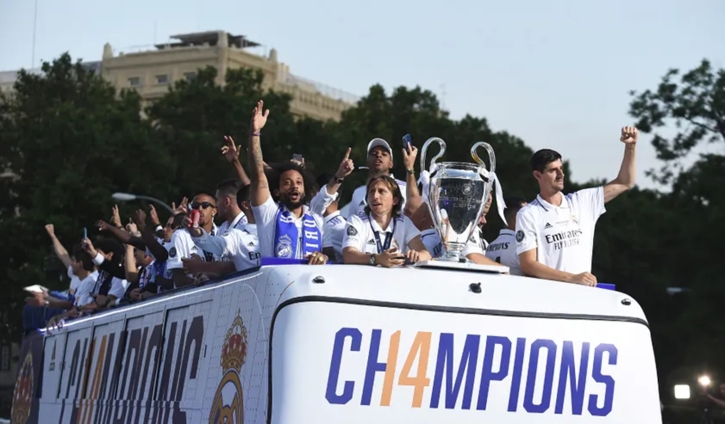 Real Madrid slammed for strange UCL celebrations