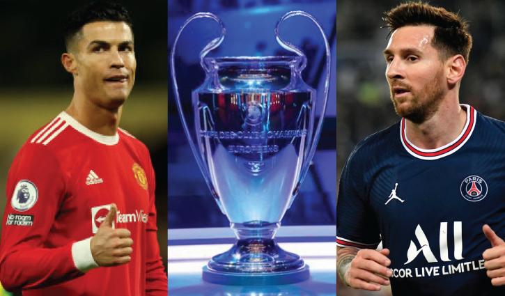 Ronaldo vs Messi as Man Utd face PSG in UCL last 16