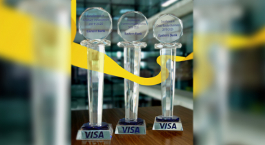 EBL wins three awards from VISA