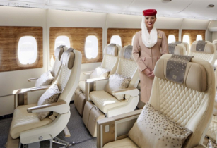 Emirates unveils premium economy cabin on A380 aircraft