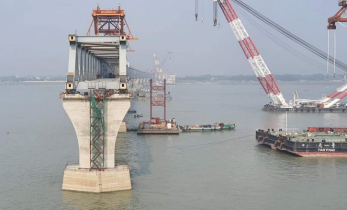 40th span of Padma Bridge installed, only 1 more to go