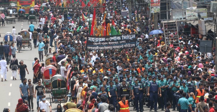 In Photos: Tajia procession in Dhaka