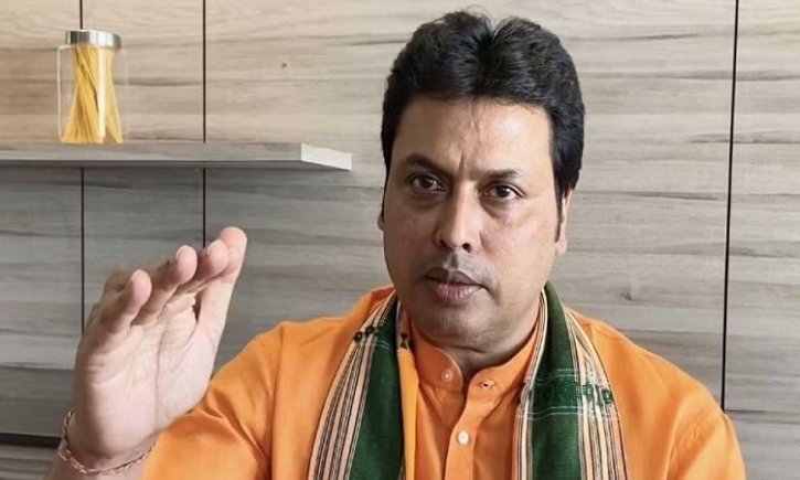 Tripura Chief Minister Biplab resigns