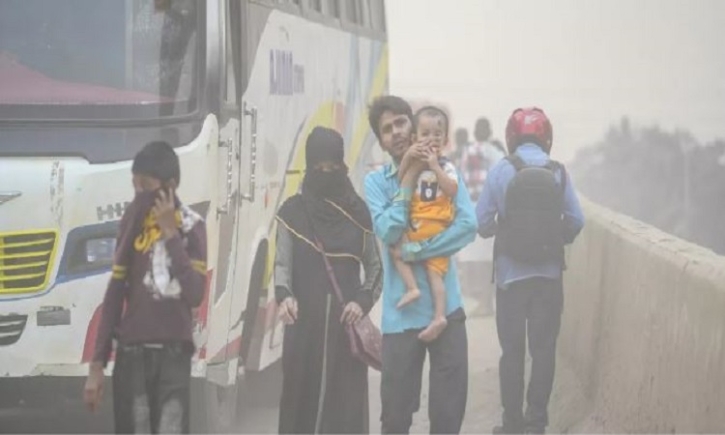 Dhaka’s air most polluted in world this morning