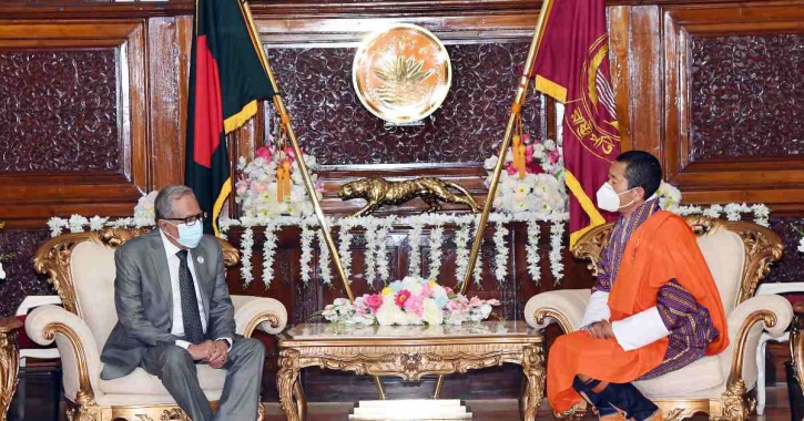 President hosts Bhutan PM at Bangabhaban