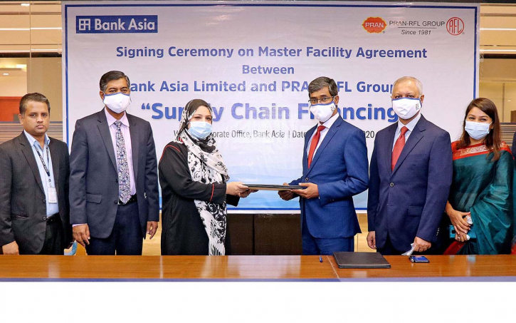 Bank Asia, PRAN-RFL sign agreement for supply chain financing