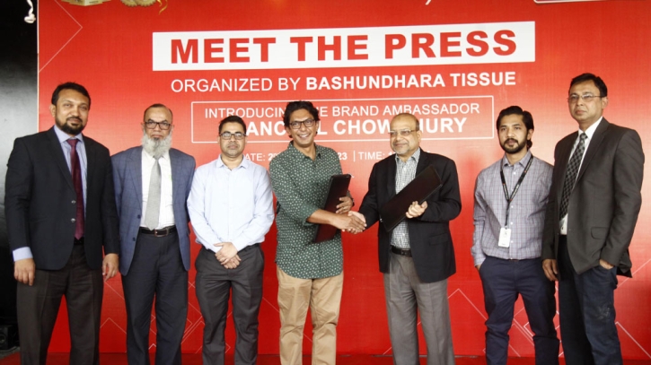 Bashundhara Tissue gets Chanchal Chowdhury as brand ambassador