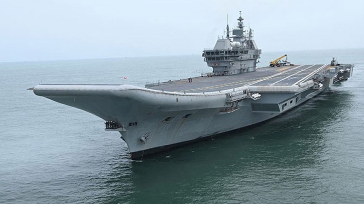 India commissions its first home-made aircraft carrier