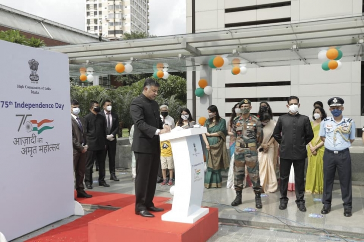 Indian High Commission in Dhaka celebrates 75th Independence Day