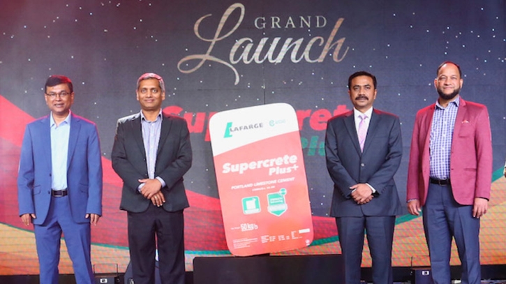 LafargeHolcim Bangladesh launches new cement brand ‘Supercrete Plus’