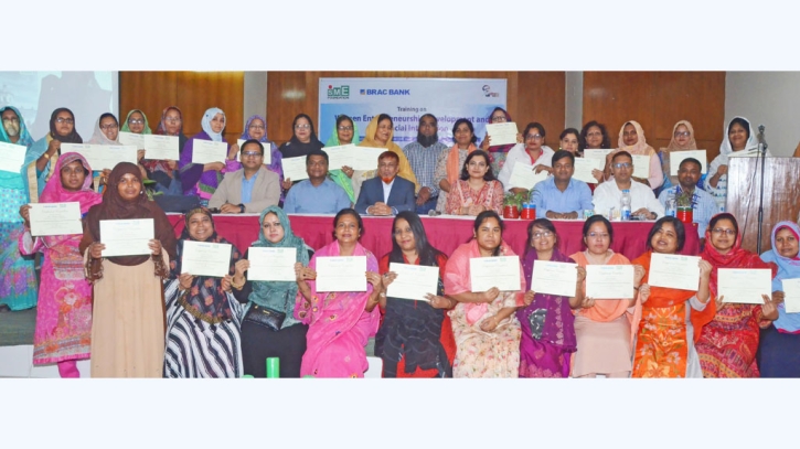 BRAC Bank, SME Foundation hold entrepreneurship training for women