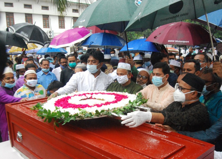 বনানী কবরস্থানে ব্যারিস্টার রফিকের দাফন সম্পন্ন