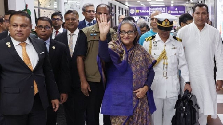 PM Hasina returns home from Switzerland