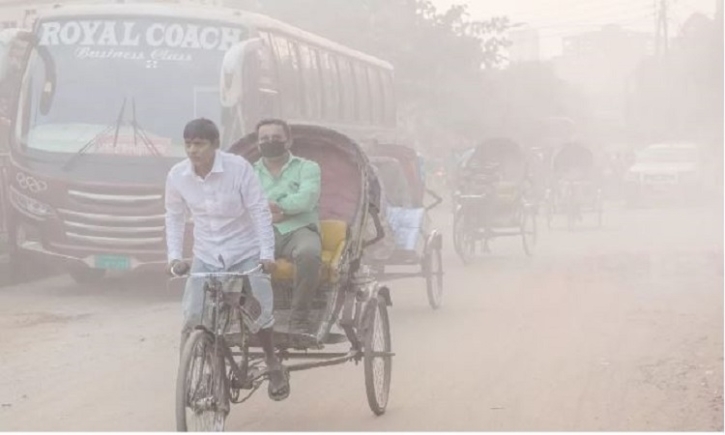 Dhaka’s air unhealthy for sensitive groups this morning