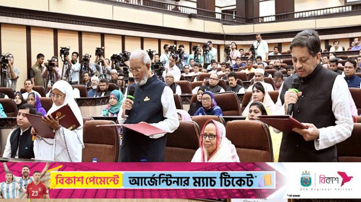 Newly elected Barishal, Khulna, Gazipur city mayors take oath