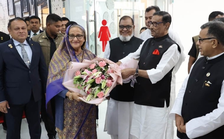 PM Hasina returns home after 15-day foreign visit