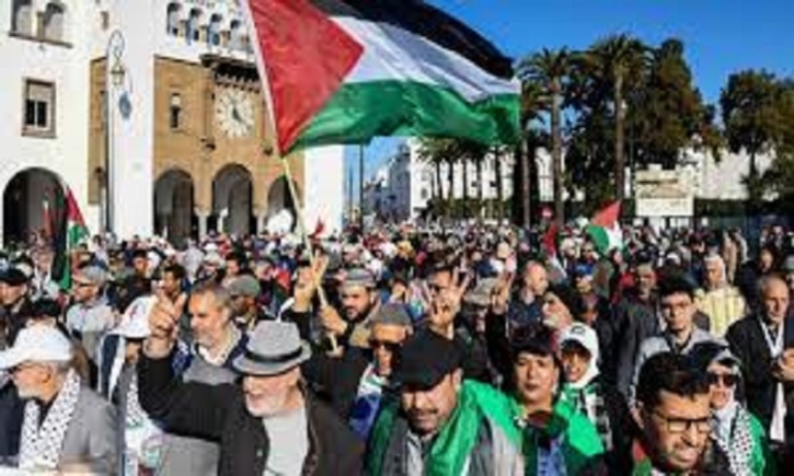 Thousands in Morocco protest ties with ’genocidal’ Israel
