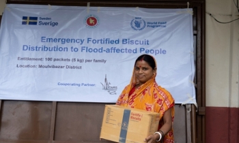 WFP supports flood response efforts with food assistance in hardest-hit districts