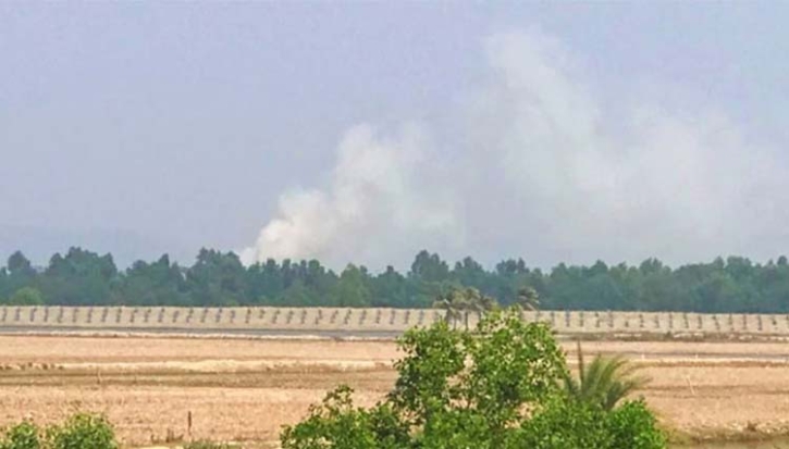 টেকনাফ সীমান্তে আবারও গুলি-মর্টারশেলের শব্দ